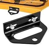 Anhängerkupplung für Rasenmäher aus Metall, Anhängerkupplung für Rasentrimmer, Schwarz