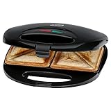 Clatronic® Sandwichmaker mit dreieckigen Sandwichplatten | Sandwichtoaster mit automatischem...