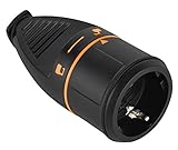 Electraline 71935 Steckdose Schuko Electralock 16A, Stromanschlussverriegelungssystem da er ein...