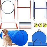 G TALECO GEAR Agility Set Hunde, 7-teiliges Set Agility Ausrüstung für Hunde, Agility Set mit...