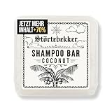 Störtebekker® Premium Shampoo Bar Kokos - Festes Shampoo Herren & Damen - 3in1 Duschseife Männer...
