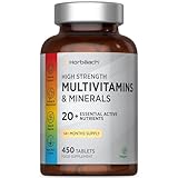 Multivitamin Tabletten und Mineralien für Männer und Frauen | 450 Stück | Veganes...