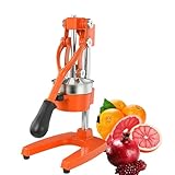 Robuste manuelle Saftpresse aus Gusseisen und Edelstahl, Zitruspresse für gewerbliche Küchen
