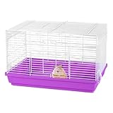 Eventerde 47x30x30cm Rattenkäfig Metall Großer Hamsterkäfig Nagerkäfig Chinchilla Käfig Mit...