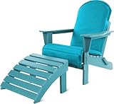 normani Original Adirondack Gartenstuhl in Holzoptik aus extra stabilem und langlebigem recyeltem...