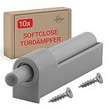 LouMaxx Türdämpfer 10 Stück - Dämpfer für Schranktür für Küchenmöbel/Schränke zur Montage...