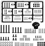 120STK VESA Schrauben Set M4 M5 M6 M8 TV-Schrauben und Abstandshalter TV Wandhalterung Schrauben...