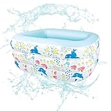 Pool für – Planschbecken für aufblasbares Planschbecken | Lustiges Sommerpool für den Sommer,...