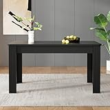 KUIKUI Particle Board esszimmertische, esstisch mit Die Streifendekoration, Modernes Design und...