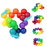 Ainiv 3D Puzzleball Sensorisches Spielzeug - Variety Stressabbauball, Massagebälle Handtrainer, Zum...
