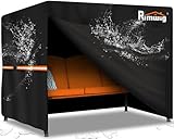 Rimwig Hollywoodschaukel Abdeckung 3 Sitzer Wasserdicht,600D Oxford Gewebe Schutzhülle für...