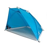 outdoorer Leicht-Strandmuschel Helios Air 850 Strandzelt mit UV 80 Sonnenschutz, kompakt, kleines...
