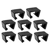 TOPPERFUN 8 Stück Rattan Gartenmöbel Clips Befestigungselemente für Terrassen Sofas und...