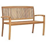 HETFTJN Balkon Stühle Gartenbank Bad Banks Lounge Sessel Outdoor - Stapelbare Gartenbank mit...
