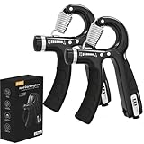 U-VKK Handtrainer, 2er-Set Unterarmtrainer, Griff 5-60 kg, Hand Unterarm Trainingsgerät, Grip...