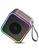 Bluetooth Lautsprecher mit Tiefer Bass, Musikbox bluetooth 5.3, Dual Lautsprecher, 10H Akku,...