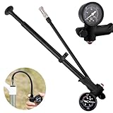 Maxentico Dämpferpumpe Fahrrad, Fahrradpumpe mit Manometer, Federgabelpumpe (Max 300 PSI),...