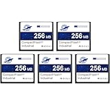 Dogfish Compact Flash Karte 256MB 5PACK Hochleistungsfähige Industrie CF Speicherkarte mit SLC NAND...