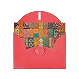 Marokkanische geometrische Grußkarte mit Umschlag, Geburtstagskarte, Weihnachtskarte,...