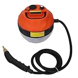 Luocute Handdampfreiniger, Druckdampfreiniger mit 1-Liter-Glaswasserbehälter, 2 M Sprührohr,...