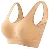 Damen ohne bügel wmbra original überkreuzter rücken Sport-BH Push bügelloser Bralette...