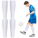 2 Paar Fußball Stutzen Kinder,Elastisch Fußball Sleeves Tubes Sportsocken ,Stutzen ohne Socken,...