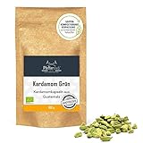 Wilder Grüner Kardamom ganz, Kardamomkapseln, Premium BIO-Qualität, handverlesen, 100g -...