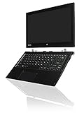 Toshiba PT16AE-00Y03KGR Notebook Convertible Tablet-PC (Intel Core i5 m5-6Y54, 512GB Festplatte, 8GB...
