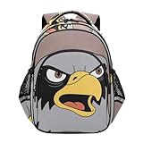 Nexawaveo Kinderrucksack mit Angry Bird Face für Grundschule, Jungen, Mädchen, Tagesrucksack,...