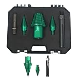 Holzspalter Bohrerschaft,Robuster Bohrschraubkegel | Abnehmbares Spaltwerkzeug Für Möbelmontage...