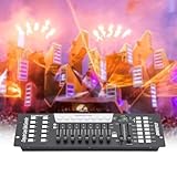 DMX Controller 192-Kanal DMX512 mit HD-LED - Musikgesteuerte Konsole für Bühnenbeleuchtung, 240...
