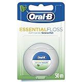 Oral-B Essentialfloss Zahnseide Gewachst Minze, 50 m