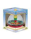Lena 52120EC Panoramakreisel Eisenbahn Ø 19,5 cm - Elektrischer Brummkreisel mit bewegender...
