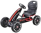 Actionbikes Motors GoKart Abarth FS595 | Kettcar - Go Kart - Tretauto mit Handbremse - Geschlossener...