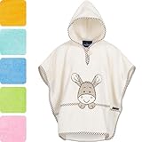 Morgenstern Badeponcho Kinder Baby Mädchen Jungen 100% Baumwolle OEKO-TEX Babybadetuch...