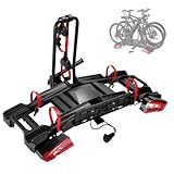 PKW Fahrradträger E-Bike Heckträger, Auto-Kupplungsträger extrabreit mit Rückleuchten,...