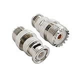 KIPHEPI Koaxialstecker 1 stücke RF-Koaxialadapter BNC-Stecker an UHF-Buchse SO239 SO-239 PL-259...