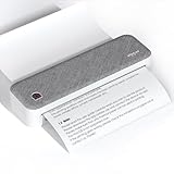 Bisofice PeriPage Mobiler Drucker A4 für Unterwegs, Mini Drucker A4 Thermodrucker Bluetooth USB...