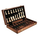 yunyun Einzigartiges Chess Set, Tragbares Backgammon Holz, Faltbares Spiel Aus Holz, Das Geschenken