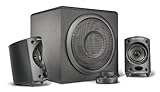 Wavemaster MOODY 2.1 Lautsprecher System (65 Watt) Aktiv-Boxen Nutzung für TV/Tablet/Smartphone/PC...