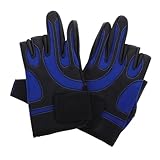 Gatuida Rutsch Angelhandschuhe mit Leuchtmuster Finger Design Verstellbar für Nachtangeln...