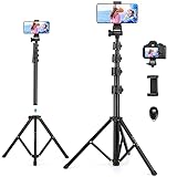 Victiv Handy Stativ Ständer, 172cm Smartphone Stative, Tripod für iPhone, Handystativhalter mit...