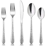 Besteck Set, HaWare 30-teilig Besteckset Edelstahl Essbesteck für 6 Personen mit Messer Gabel...