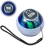 COLFULINE Energyball, Gyroskopischer Handtrainer mit Digitalem Drehzahlmesser LED Licht,...