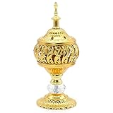 Cisolen Burner Bakhoor Brenner Räucherstövchen Weihrauchbrenner Arabischer Räucherschale Vintage...