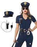Spooktacular Creations Erwachsene Frauen Polizei Kostüm für Halloween Dress Up Party, Cop...