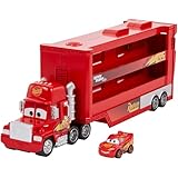 Mattel Disney Pixar Cars - Mini Racer Transporter Sortiment mit Mini Fahrzeug, Spielzeug ab 4+...