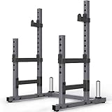 PASYOU SR30 Squat Rack Hantelständer, Multi-Funktionales Barbell Rack, Höhenverstellbare Doppelte...