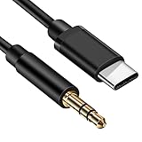 USB C auf Aux Kabel 1M, USB C auf 3.5mm Klinke Kabel, Aux USB C Adapter USB C Klinke Aux Kabel für...