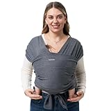 Momcozy Elastisches Tragetuch Baby Neugeborene ab Geburt | Ring Sling Babytragetuch für 3.6-15 kg |...